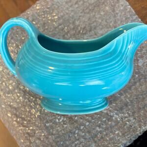 FiestaWare Retired Turquoise (1986- 2002) Gravy Boat.